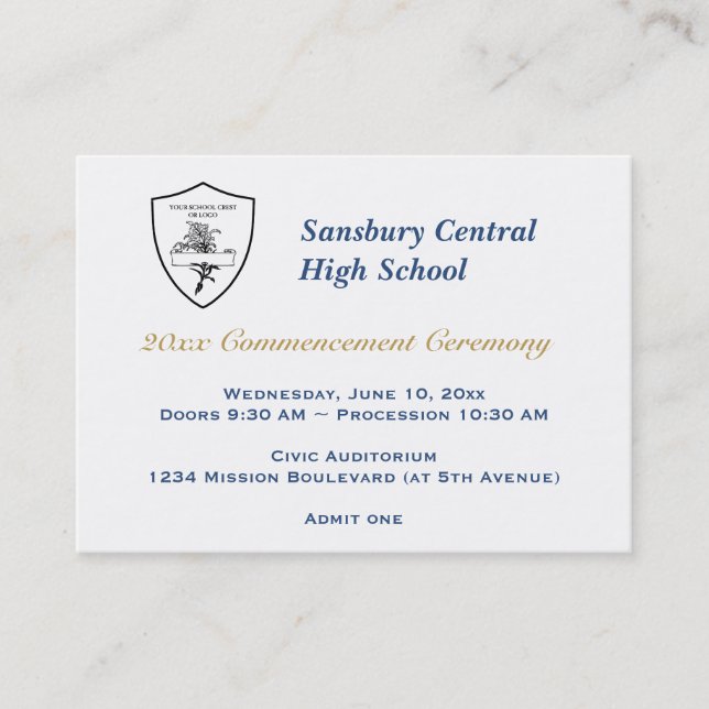 anpassningsbarna för allmän inresa i studenten bil (Framsida)