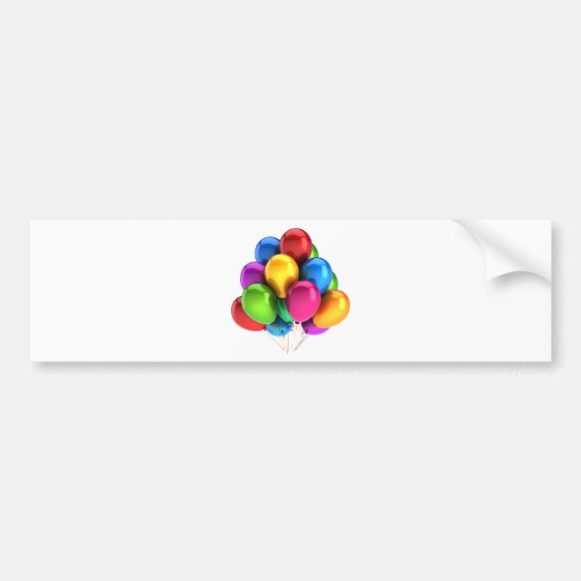anpassningsbarna för ballongballonger personaliser bildekal (Framsidan)