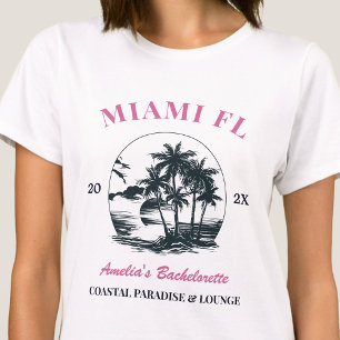 Anpassningsbarna för Beach Bachelorette Party Girl T Shirt