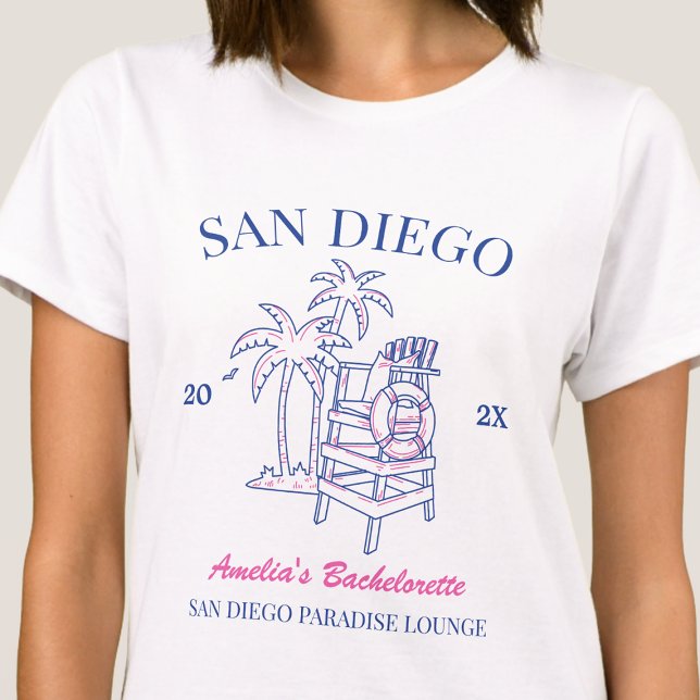 Anpassningsbarna för Beach Bachelorette Party Girl T Shirt (Skapare uppladdad)