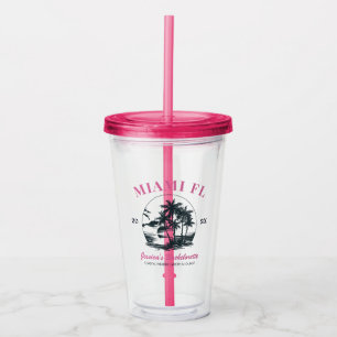 Anpassningsbarna för Beach Bachelorette Party Girl Take Away Mugg