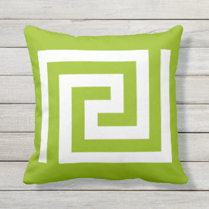 Anpassningsbarna för den grekiska Nyckel Mönster W Kudde