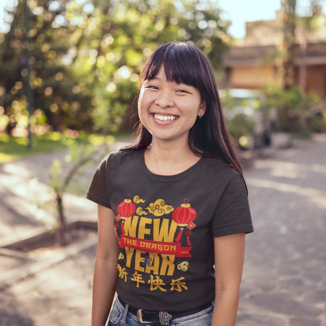 Anpassningsbarna för det kinesiska nyåret 2024 i d t shirt (Skapare uppladdad)