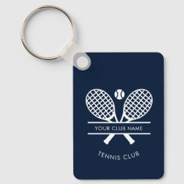 Anpassningsbarna för dina tennis Klubb Namn-medlem Nyckelring
