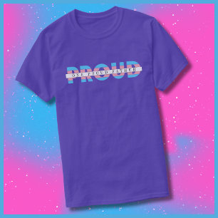 Anpassningsbarna för en stolt Ally Transgender Hö T Shirt