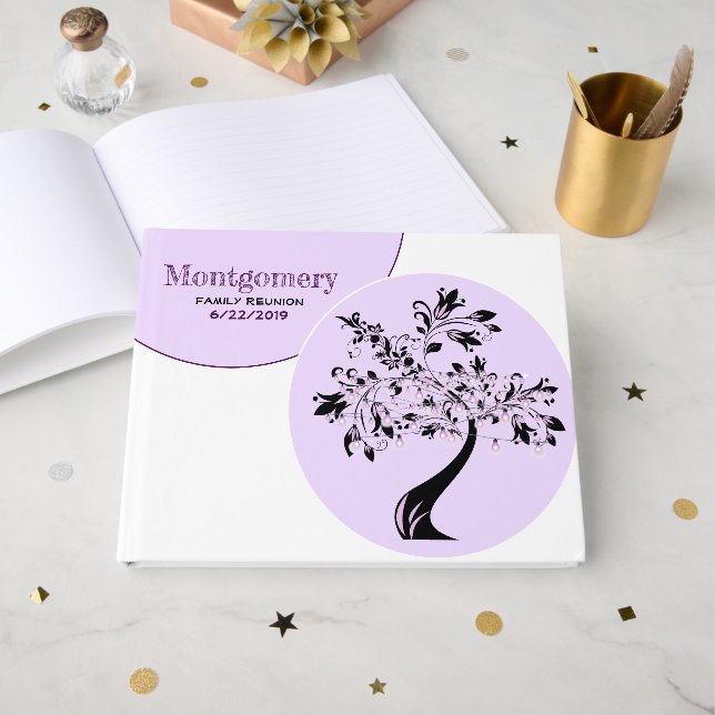 Anpassningsbarna för familjeåterföreningsregistret gästböcker (Framsida Öppen)