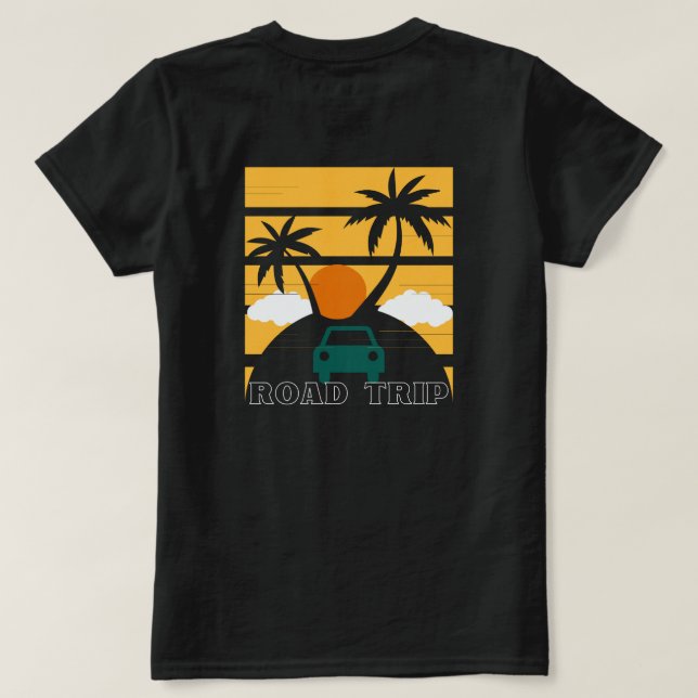 anpassningsbarna för Family Reunion Road Resa T Shirt (Design baksida)
