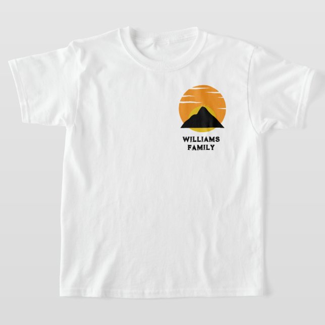 anpassningsbarna för Family Reunion Road Resa T Shirt (Laydown)