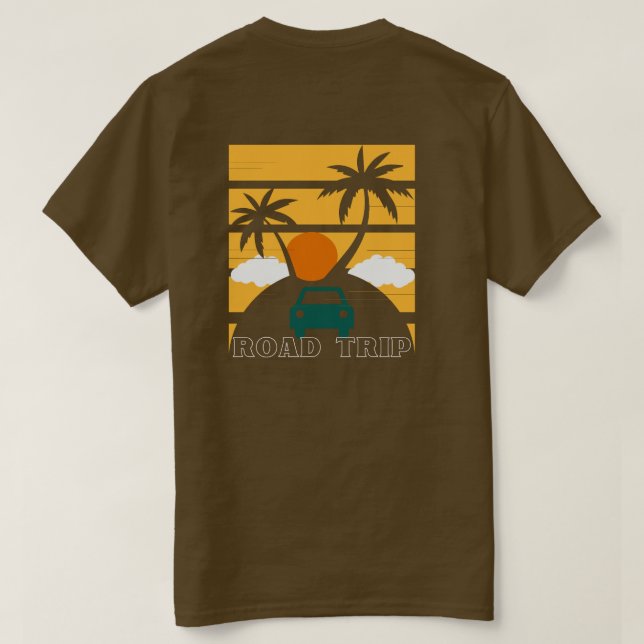 anpassningsbarna för Family Reunion Road Resa T Shirt (Design baksida)