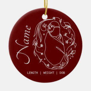 Anpassningsbarna för födelsefakta Ornament