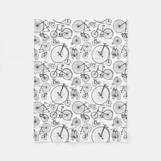 Anpassningsbarna för gamla cyklar i FÄRG Fleecefilt (Framsidan)