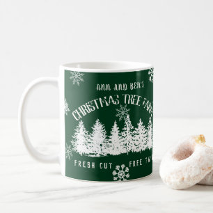 Anpassningsbarna för jordbruksgård Julgran Kaffemugg