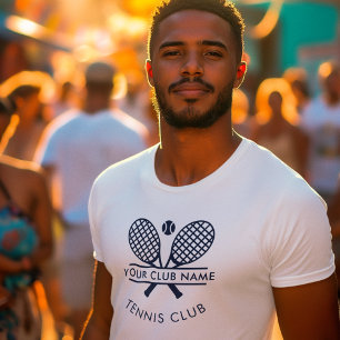 Anpassningsbarna för Klubb-spelare i Tennis Land T Shirt