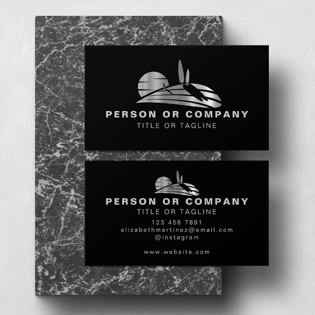 Anpassningsbarna för  tjänster för gräsmatta Mwing Visitkort (Skapare uppladdad)