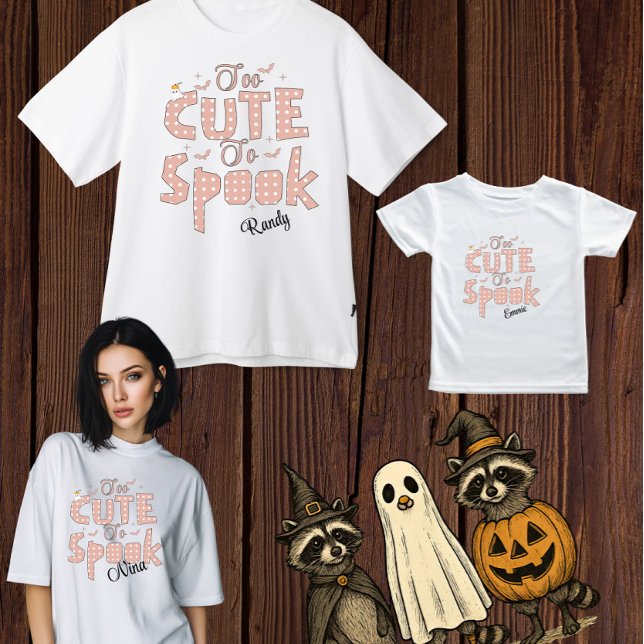 Anpassningsbarna "För tyst för att Spook" Hallowee T Shirt (Skapare uppladdad)