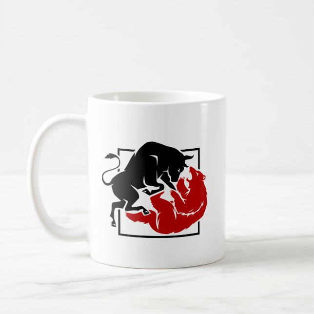 Anpassningsbarna för värdepappersmarknaden kaffemugg (Vänster)