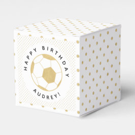 Anpassningsbarna Fotboll i Party i Guld och Vita Presentaskar