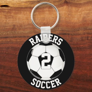 Anpassningsbarna Fotboll Namn och spelarnummer Nyckelring