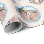 anpassningsbarna Foto Blommigt för fjortonde årsda Presentpapper<br><div class="desc">Om du är tittar för ro och peonies som ger dig ett vackert foto och drömmer om ditt 4-årsomslag än du har kom till högerna ställe. Ditt personliga foto med medaljonsteckensnitt som omger det och ro och peonier som ramar hörnen. Vilken underbar överraskning att vänta på henne.</div>