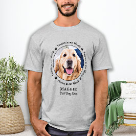 Anpassningsbarna Foto för hund Memorial Pet Loss K T Shirt