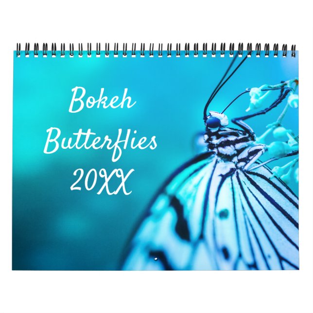 Anpassningsbarna Foto för vacker bokeh Butterflies Kalender (Omslag)
