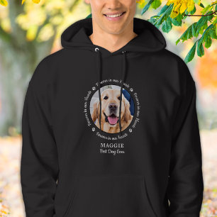 Anpassningsbarna Foto på Pet Memorial Pet Loss Kee Hoodie