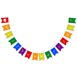 Anpassningsbarna Frieri HBT-Q kommer du att gifta  Vimplar