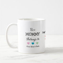 Anpassningsbarna Gått för nutida Mamma Barn Cute H Kaffemugg