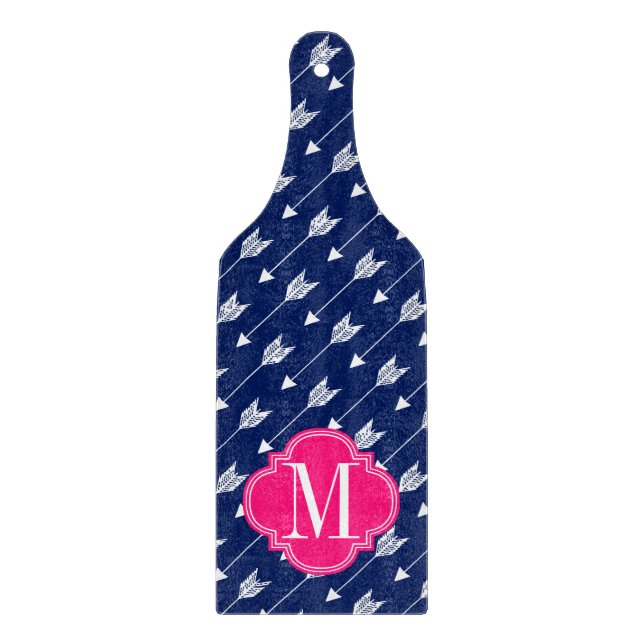 Anpassningsbarna Girly Navy & Rosa Arrows (Framsidan)