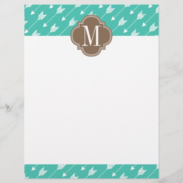 Anpassningsbarna Girly Turcos & Brown Tribal Arrow (Framsida)