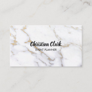 Anpassningsbarna Glitter Marble Guld Visitkort