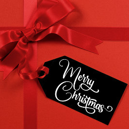 Anpassningsbarna God jul Elegant personlig Presentetikett