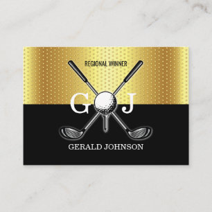 Anpassningsbarna Golf Monogram Design Buss med min Visitkort