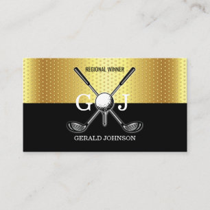 Anpassningsbarna Golf Monogram Design Buss med min Visitkort