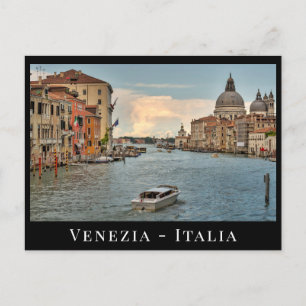 Anpassningsbarna Grand Canal, Venezia Italia Venic Vykort
