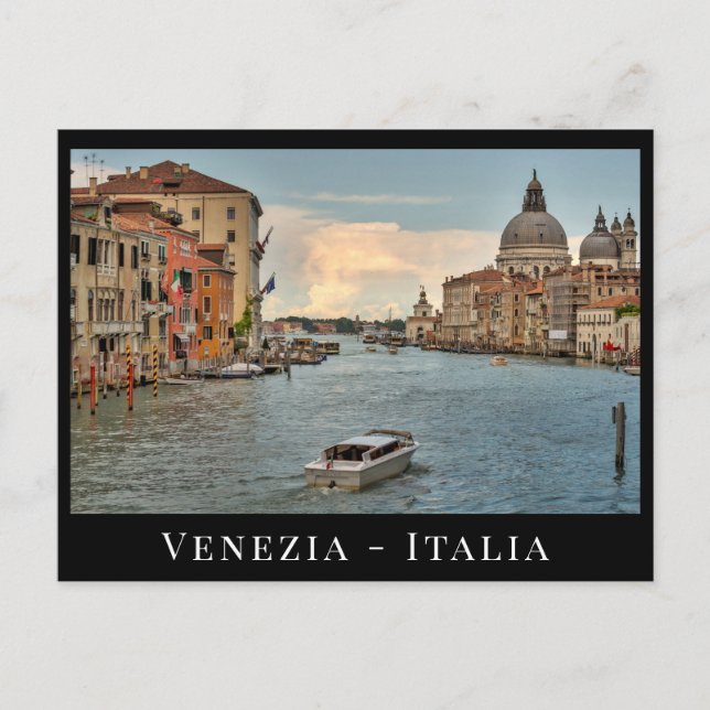 Anpassningsbarna Grand Canal, Venezia Italia Venic Vykort (Framsida)
