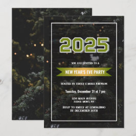 anpassningsbarna gräs Träd 2025 Nyårsafton år Inbjudningar