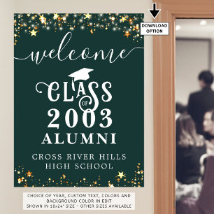 Anpassningsbarna Guld Stars i Class Reunion Välkom Poster