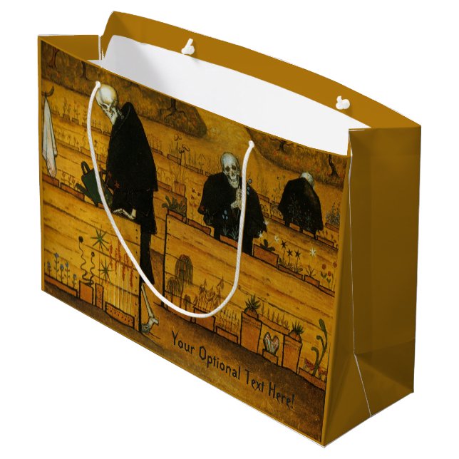 anpassningsbarna Halloween-presentsäck (Baksidan Vinklad)