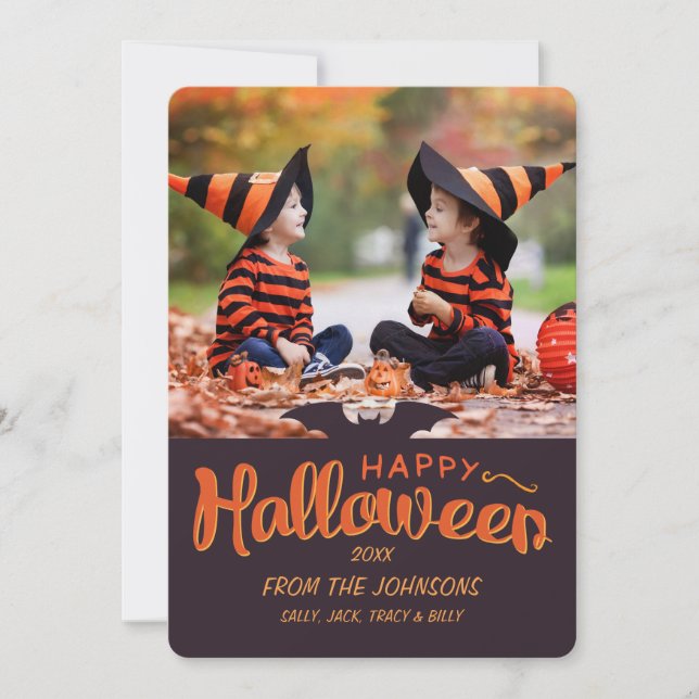 anpassningsbarna Happy halloween 2017 Kort (Framsida)