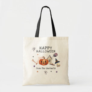 Anpassningsbarna Happy halloween Party Tygkasse