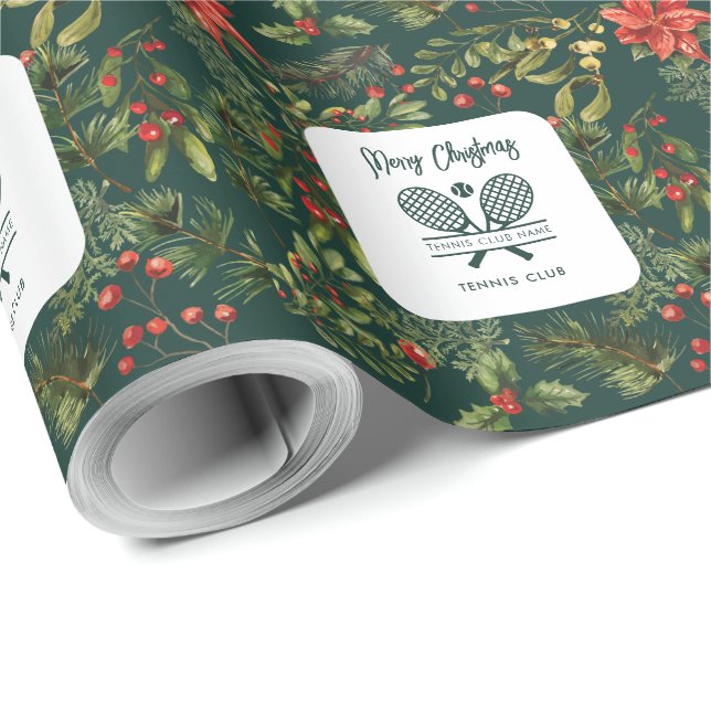 Anpassningsbarna Helgdagar för Klubb av Julrött Be Presentpapper (Rullad Hörn)