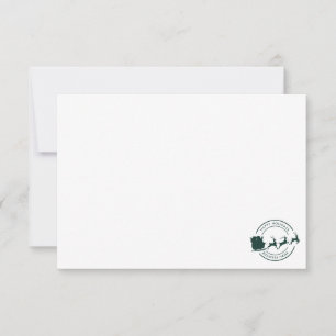 Anpassningsbarna Helgdagar i Business Namn Tack Kort