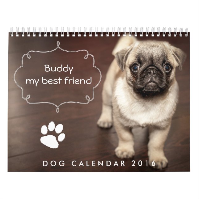 Anpassningsbarna Hund Calendar 2016 Lägg till ditt Kalender (Omslag)