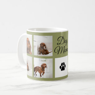 Anpassningsbarna Hund Paw Skriv ut åtta foton Kaffemugg