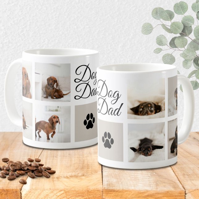 Anpassningsbarna Hund Paw Skriv ut åtta petfoton Kaffemugg (Skapare uppladdad)