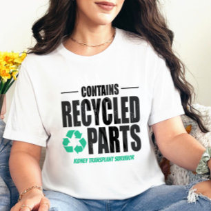 Anpassningsbarna innehåller återvunna delar med tr t shirt