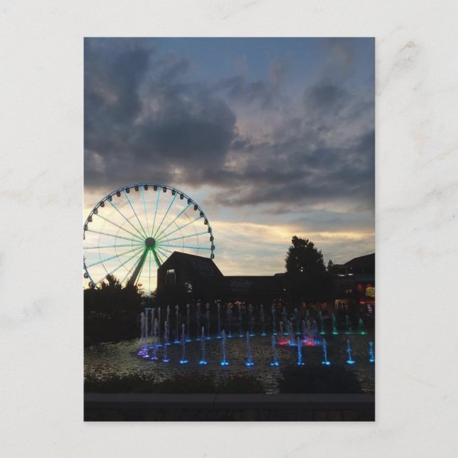 Anpassningsbarna Island i Pigeon Forge Postcards Vykort (Framsida)