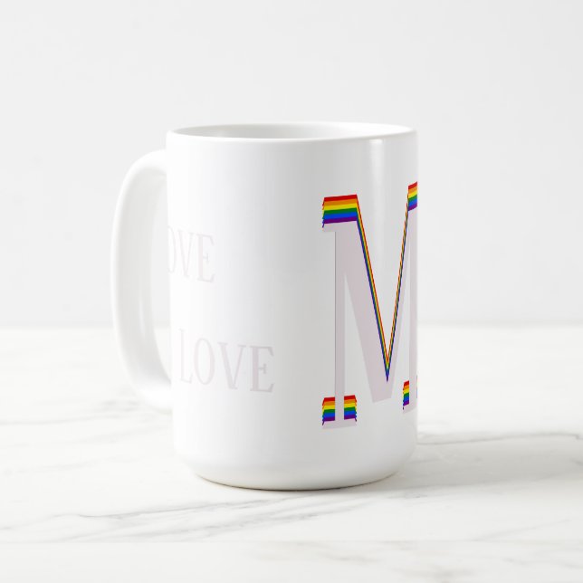 Anpassningsbarna Kärlek är Kärlek Kaffemugg (Framsida vänster)