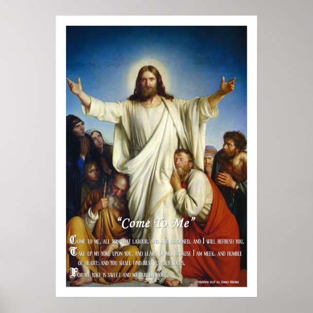 anpassningsbarna "Kom till mig" Poster (Framsidan)